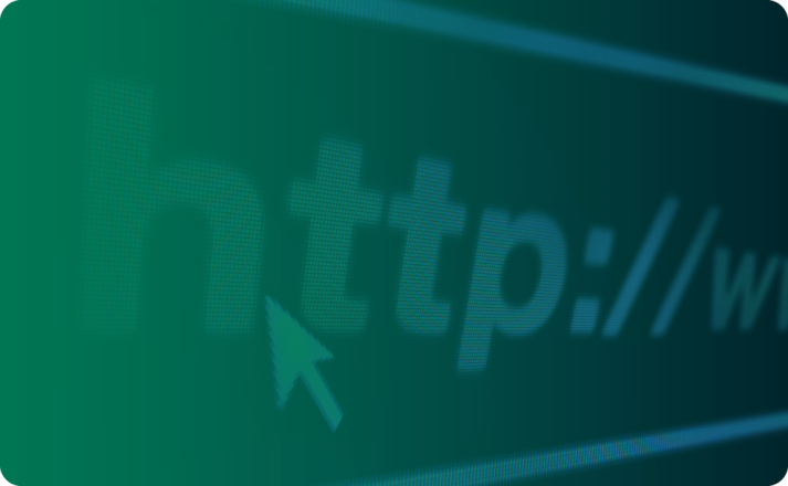 A close-up of the text 'http' on a screen